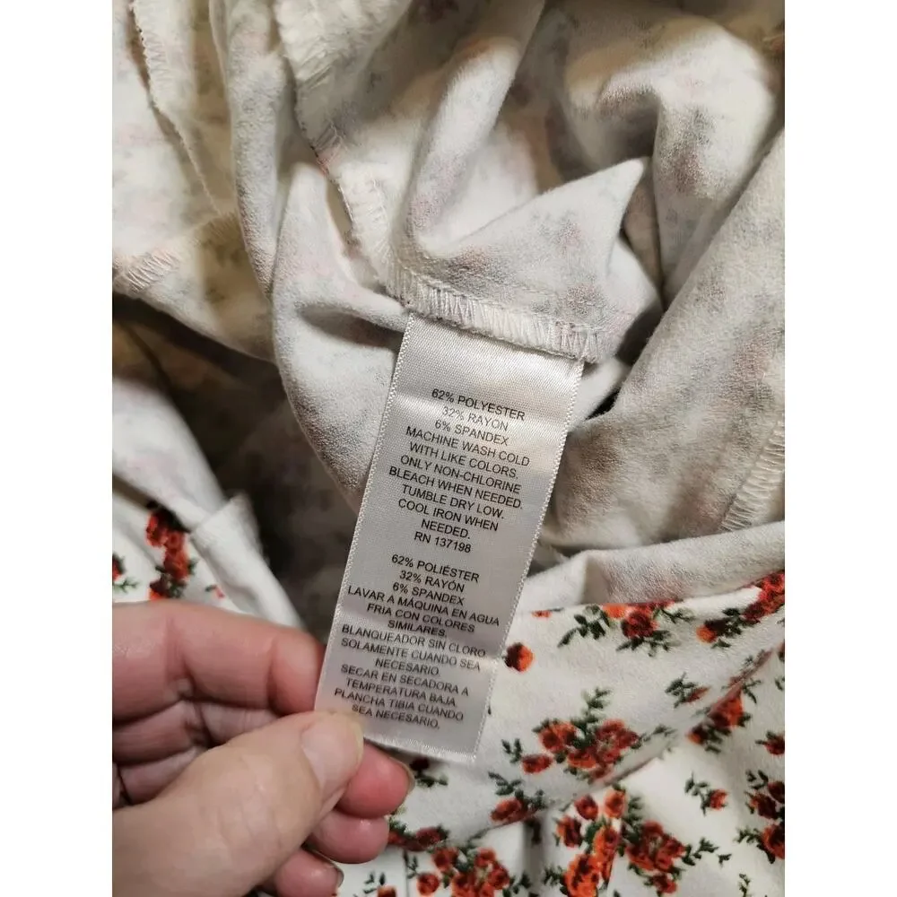 Danielle Bernstein X Macy's White Floral Sweetheart Maxi Dress Women's XS - Picture 8 of 10